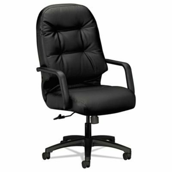 Hon PILLOW-SOFT 2090 EXECUTIVE HIGH-BACK SWIVEL/TILT CHAIR, UP TO 300 lb, BLACK SEAT/BACK, BLACK BASE 2091SR11T